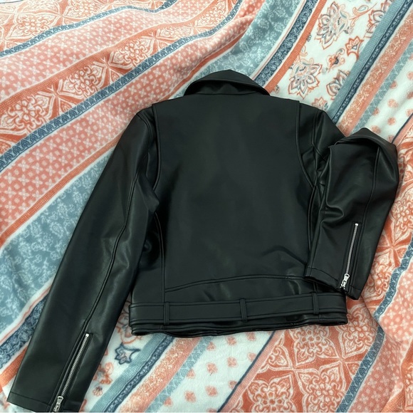 SOLD ⭐️Rebecca Minkoff Black Moto Jacket L - Picture 2 of 8